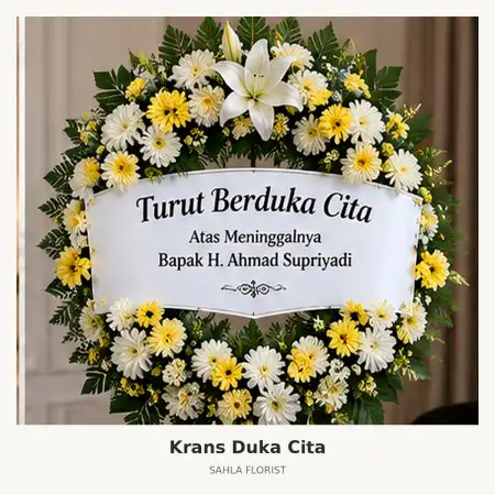 Krans Bunga Duka Sampit